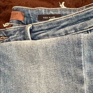 Blue Kick Flare Women Jeans.